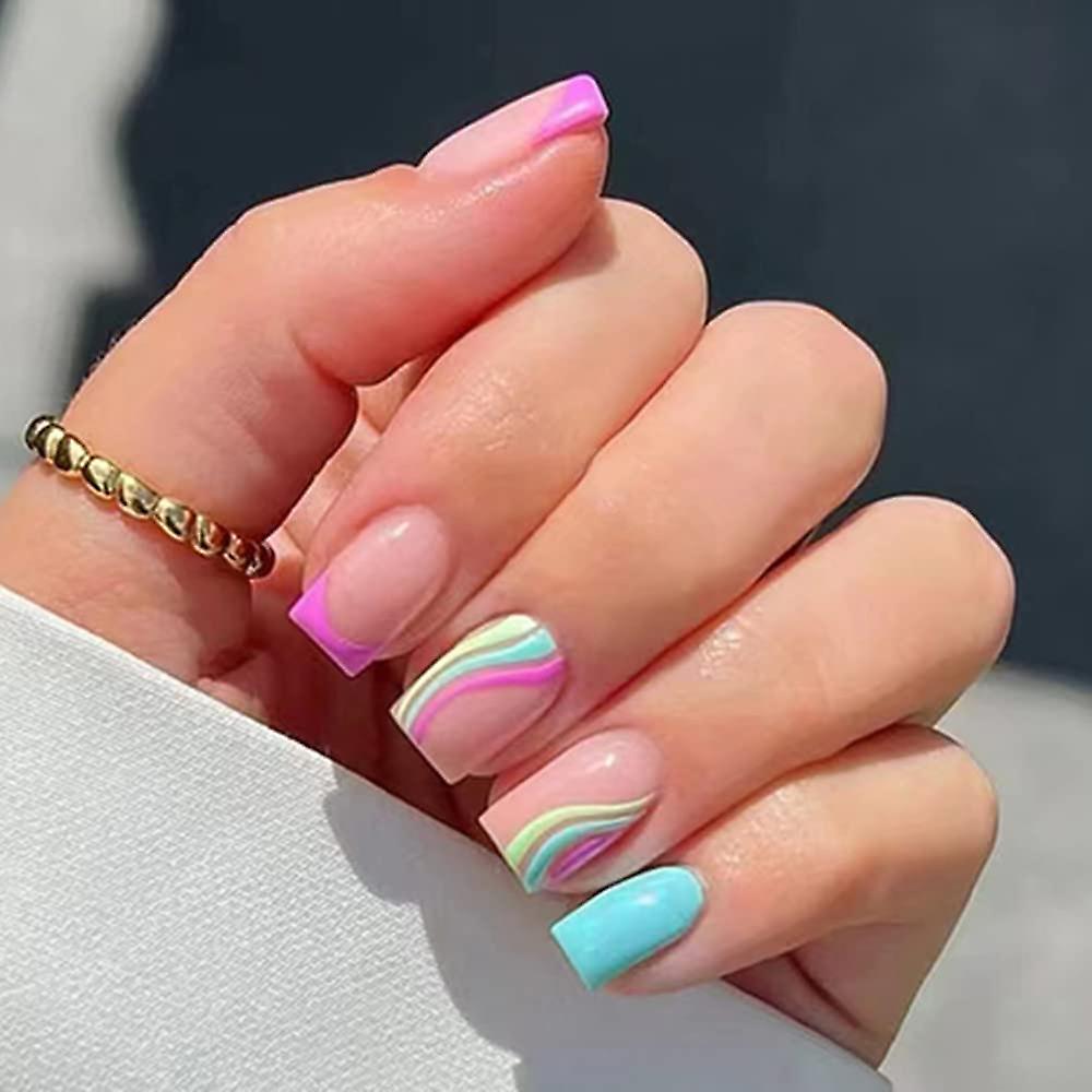 Best Ideas for Short Square Acrylic Nails - 3