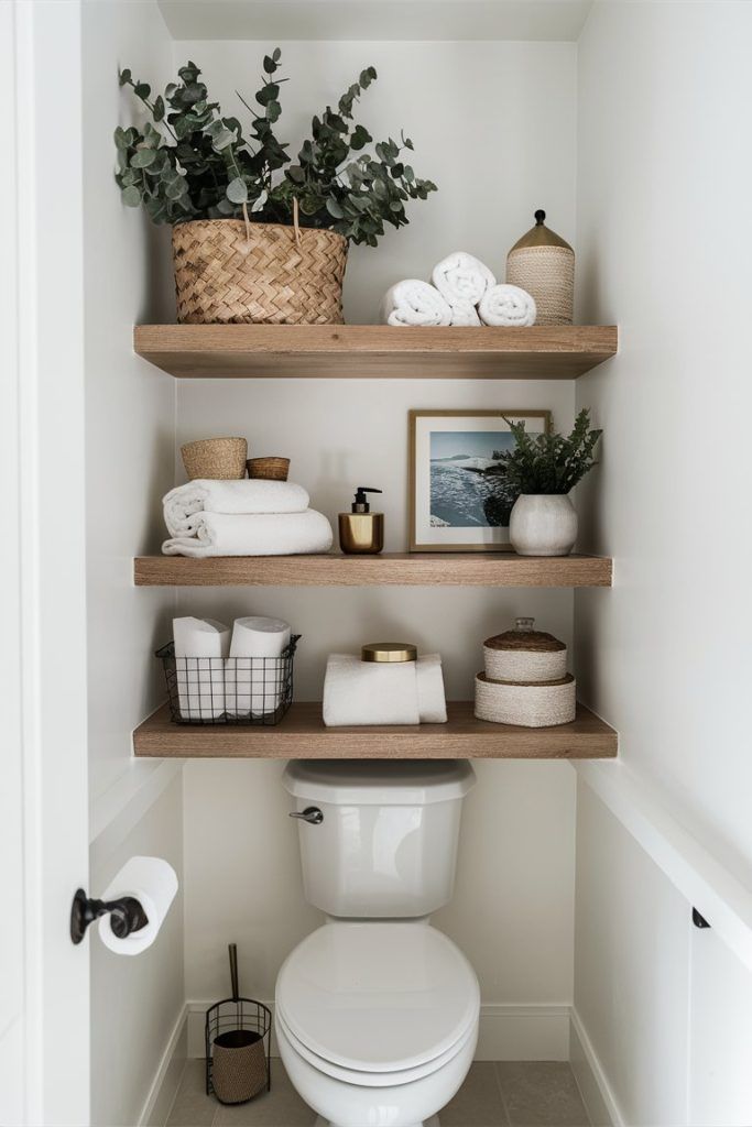 Over the Toilet Storage Ideas: Creative Ways to Maximize Your Bathroom Space - 9